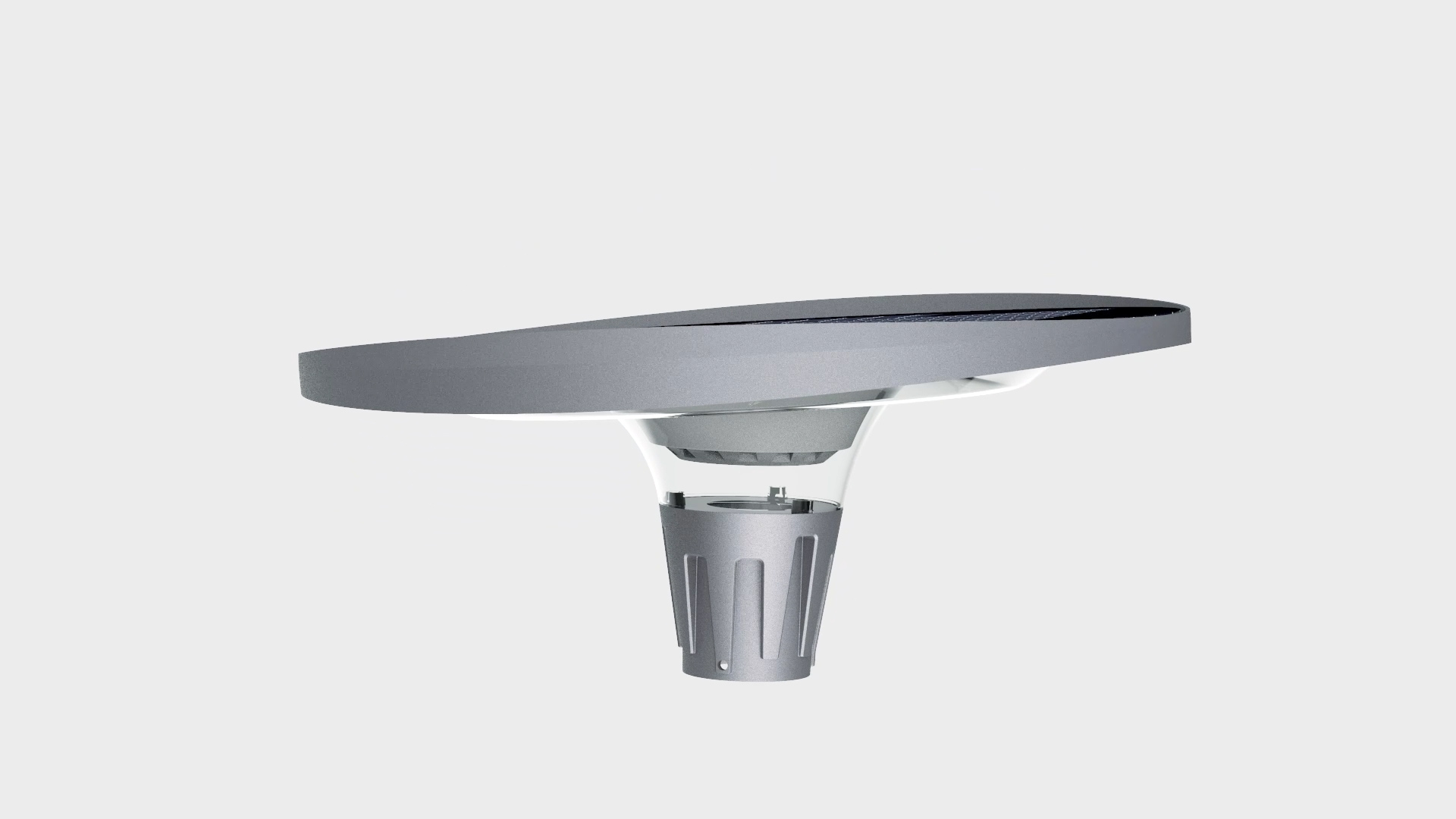 Lámparas solares para postes