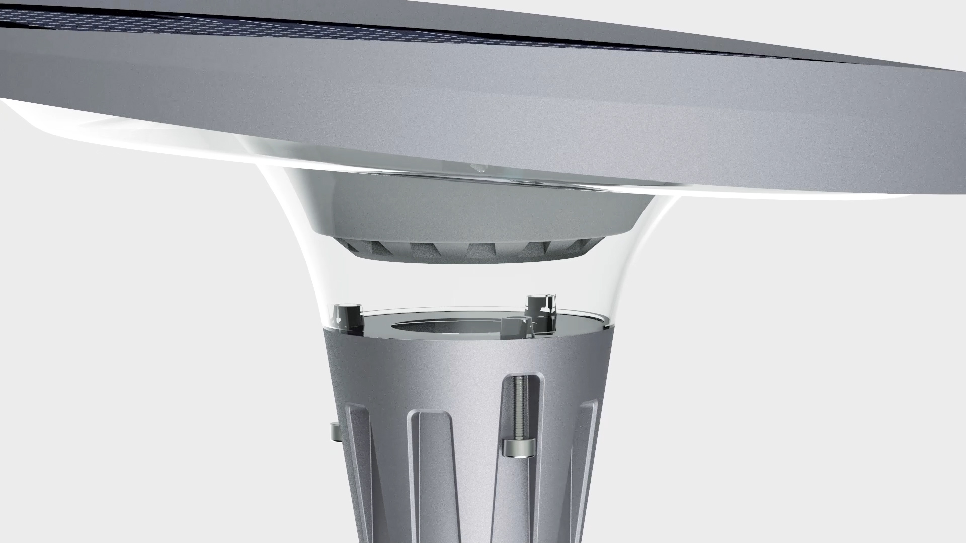 Lámparas solares para postes