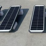 Lampadaire solaire sur poteau 40W