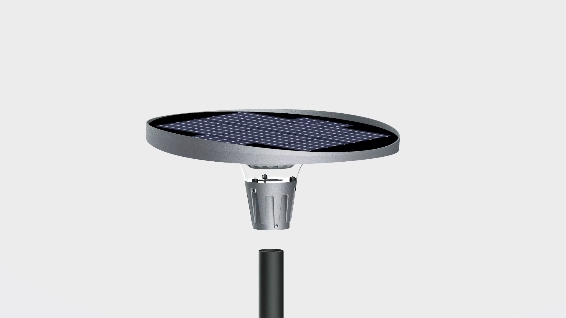 Lámparas solares para postes