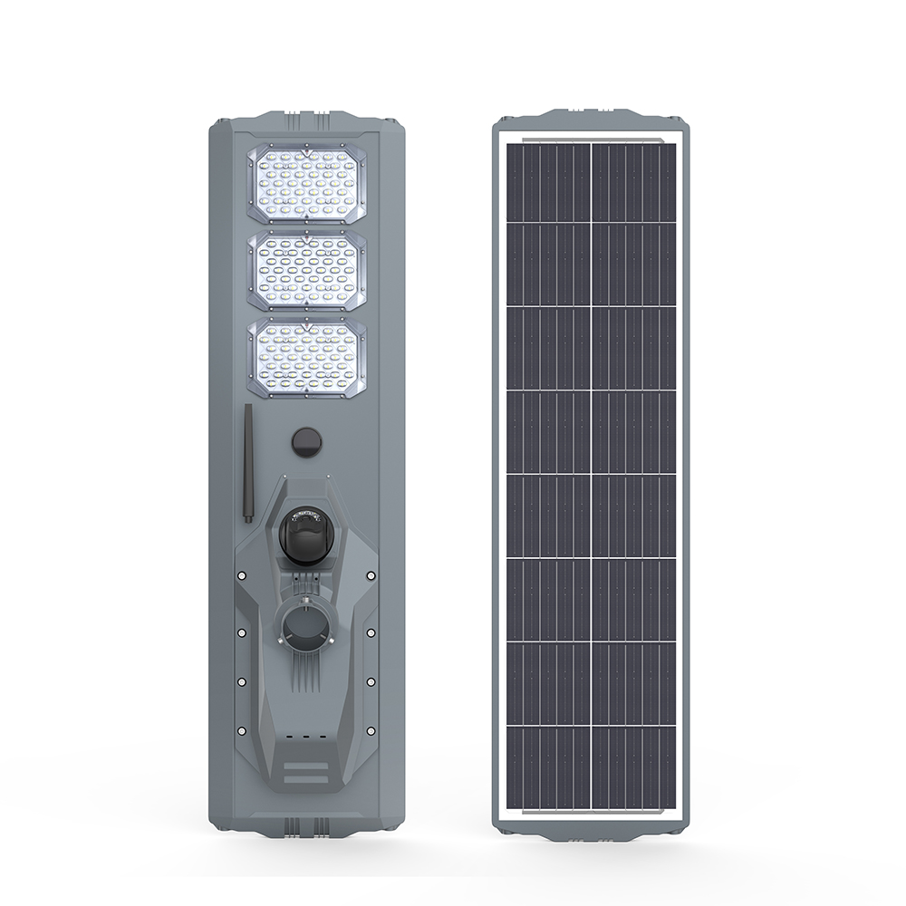 farola solar con cámara