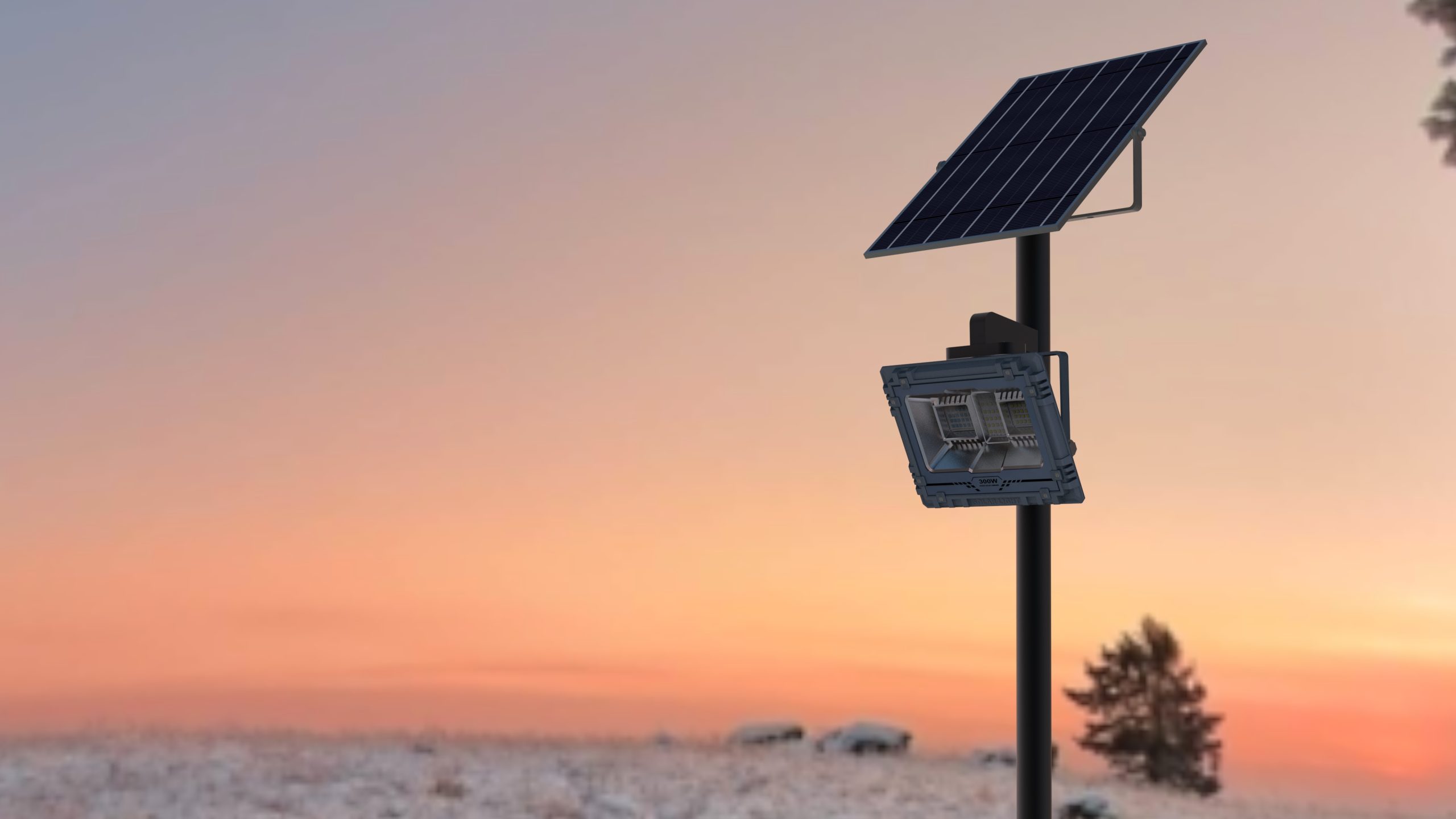 high powered solar flood lights