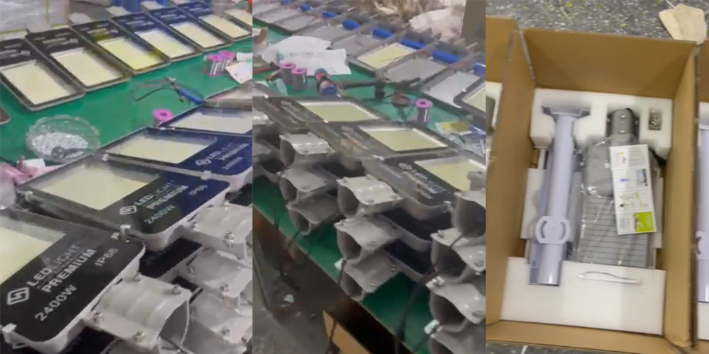 Lampadaire solaire avec poteau Prix produire en ligne