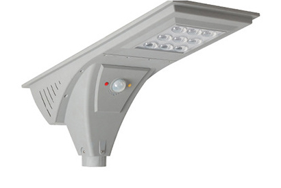 Lampe de rue solaire détail