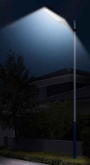 ソーラー街路灯機能内蔵