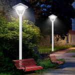 Luces solares para postes de exterior