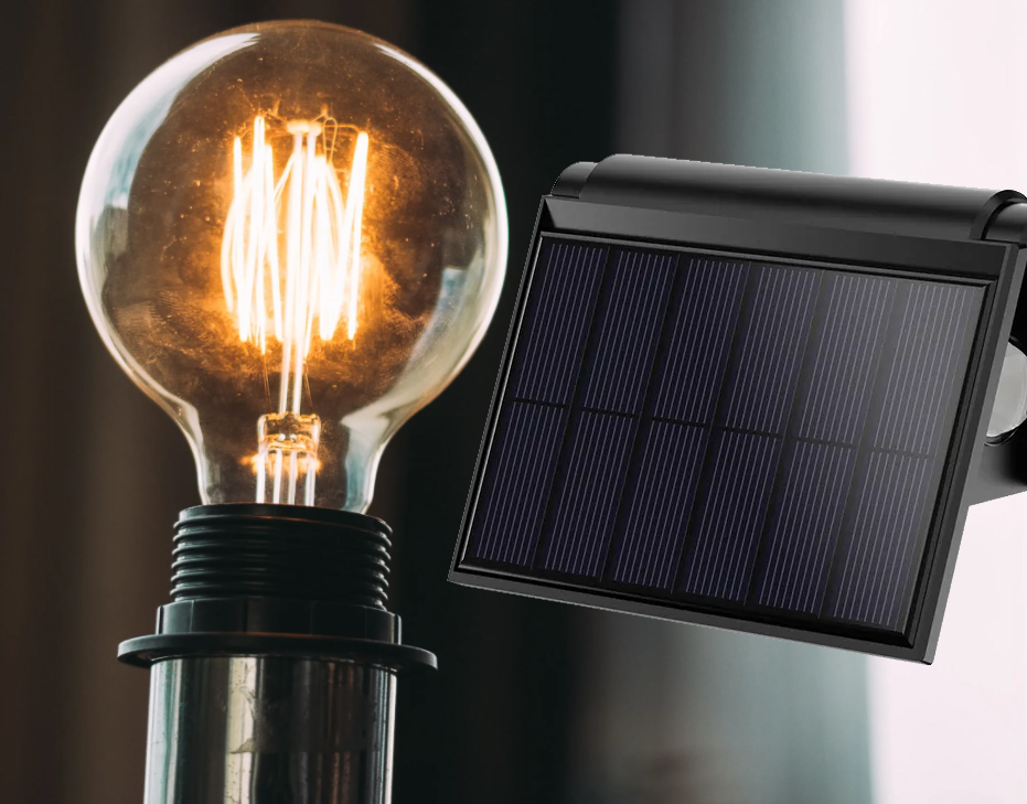 charge incandescente lampe solaire