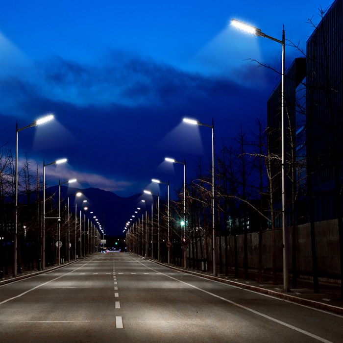 integrated solar street light
