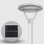 Lámparas solares de exterior para postes