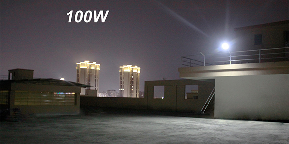 100W 太陽軽い動き検出センサーの実質の効果