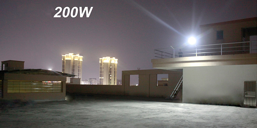 200W 太陽軽い動き検出センサーの実質の効果