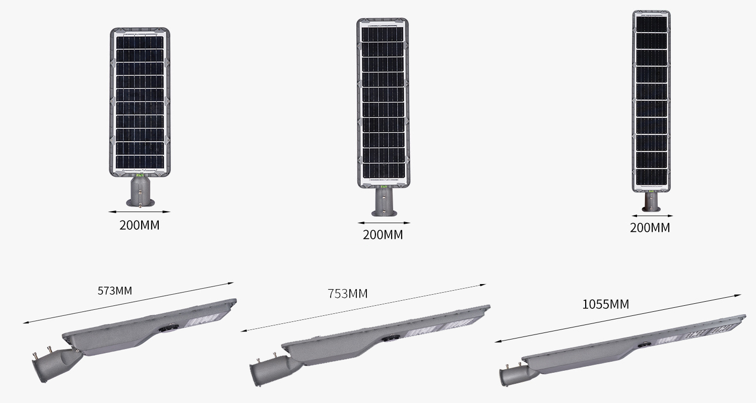 Solar Street Light Blackout size