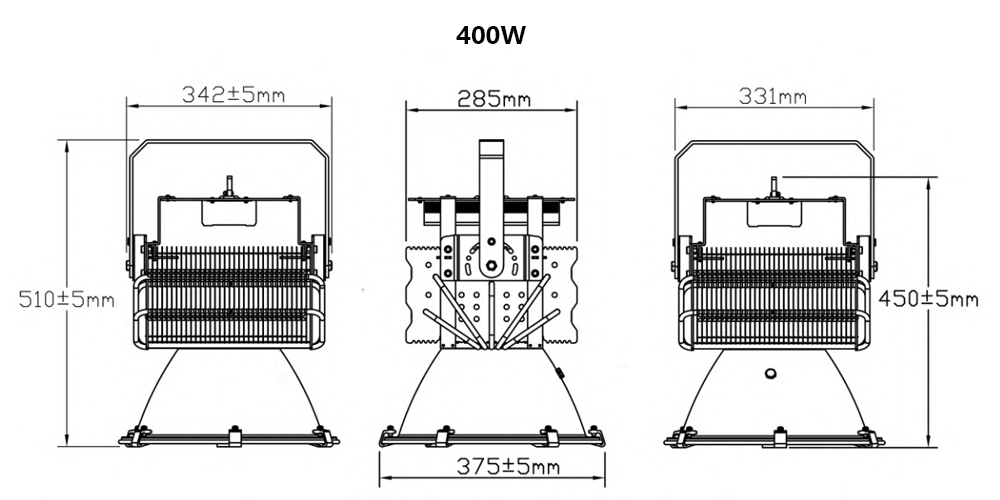 éclairages de stade