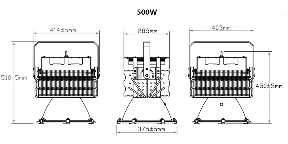 éclairages de stade