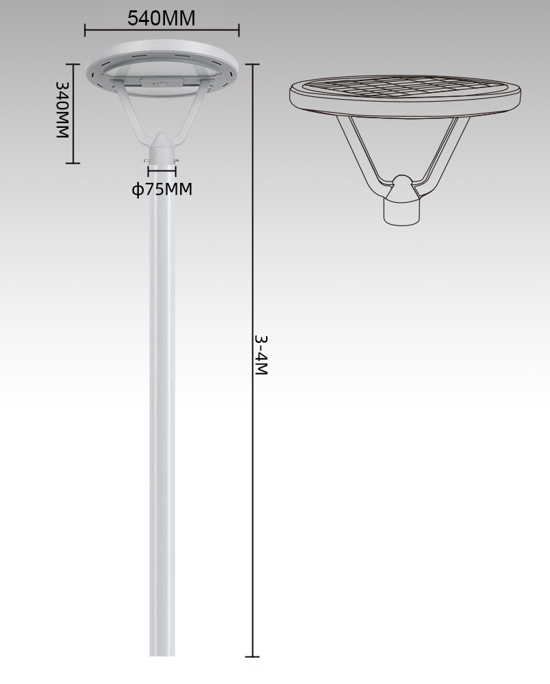 Outdoor Solar Post Lights