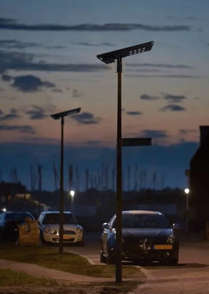 Projet de lampadaire à énergie solaire