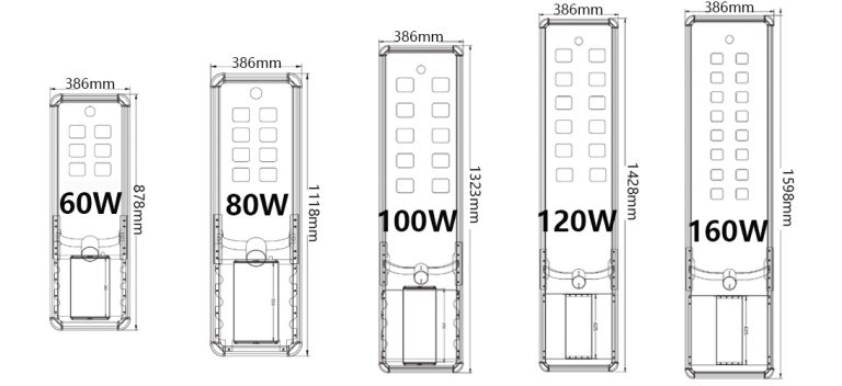 Lampadaire à énergie solaire