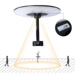 ventajas de la luz solar redonda para jardín