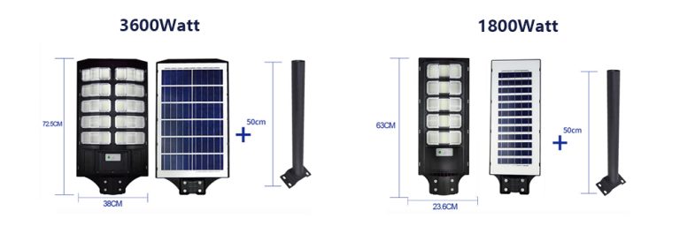 éclairage public solaire tout en un